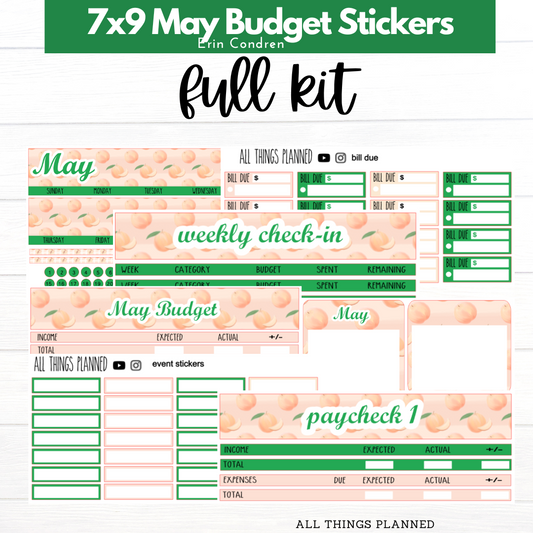 7x9 May (Peach) Budget Kit BUNDLE