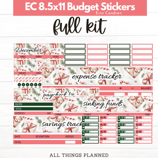 8.5x11  EC Dec (Christmas Presents) Budget Kit BUNDLE