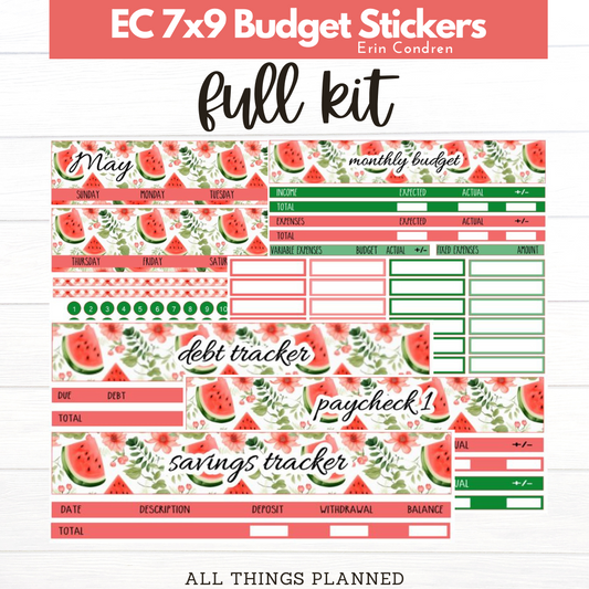 7x9 May (Watermelon) Budget Kit BUNDLE