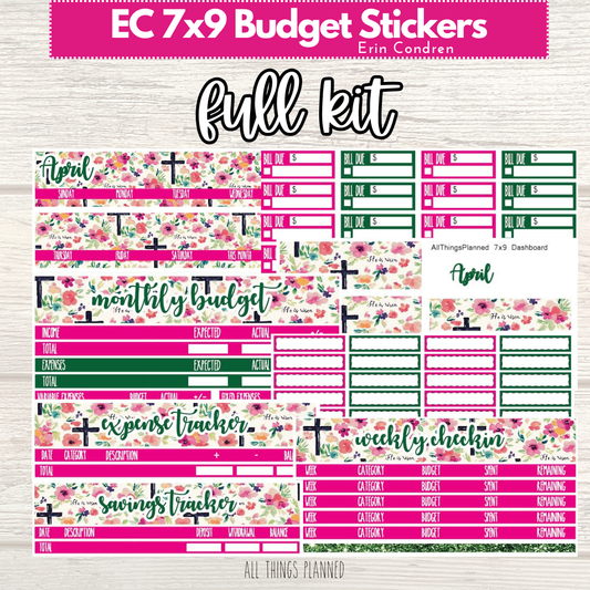 7x9 April (Risen) FULL Budget Kit BUNDLE