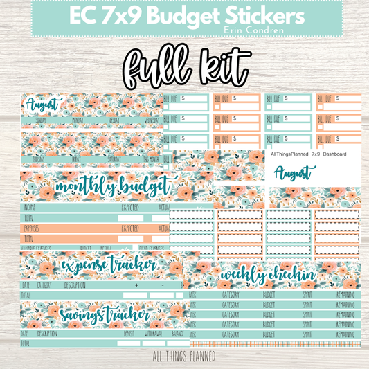 7x9 Aug. (Summer Bloom) FULL Budget Kit BUNDLE