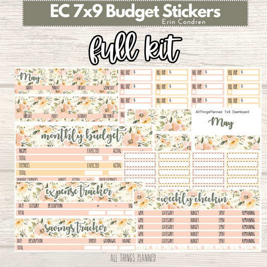 7x9 May (Spring Florals) FULL Budget Kit BUNDLE