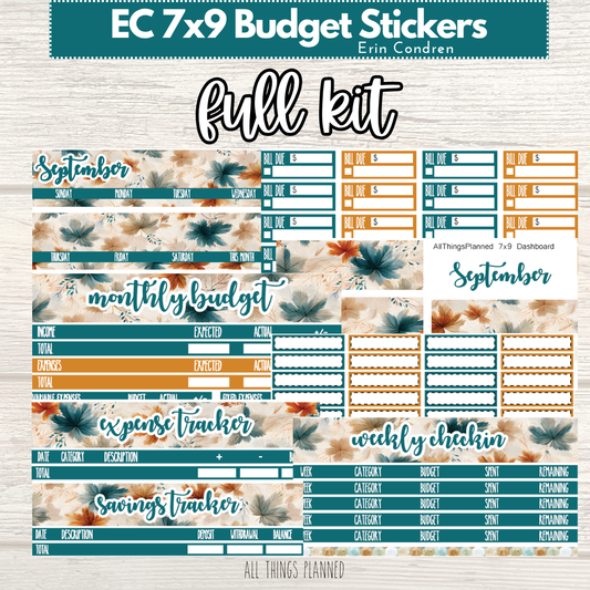 7x9 Sept. (Dreamy Fall) FULL Budget Kit BUNDLE