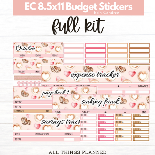 8.5x11  EC Oct (Pink Caffeine) Budget Kit BUNDLE