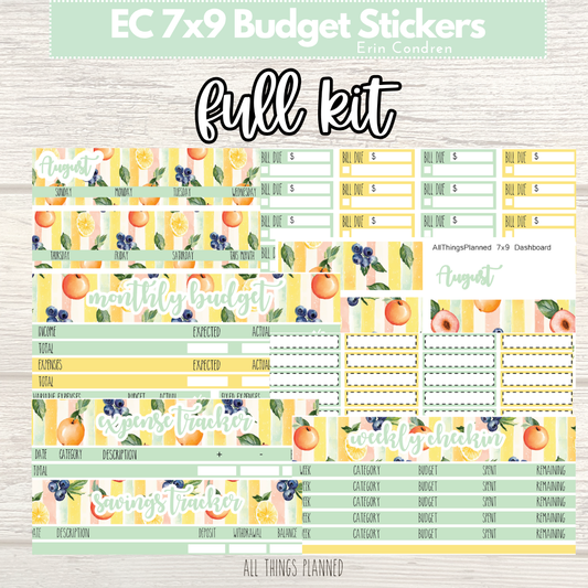 7x9 Aug. (Tutti Fruiti) FULL Budget Kit BUNDLE