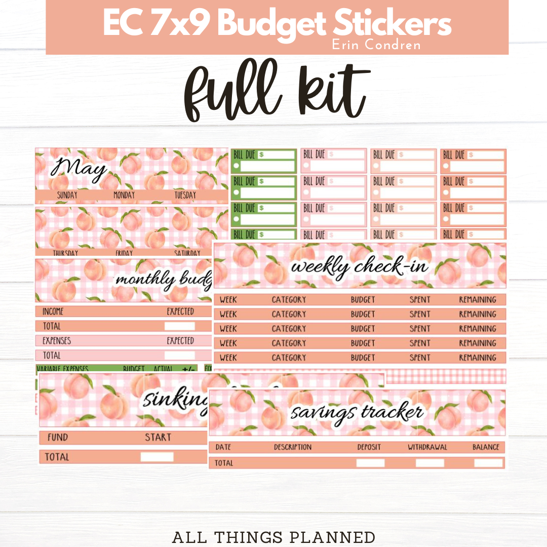 7x9 May (Peaches) Budget Kit BUNDLE