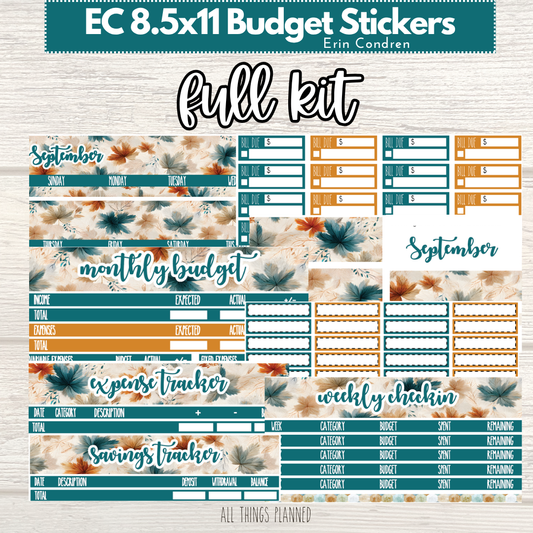 8.5x11 EC Sept. (Dreamy Fall) FULL Budget Kit BUNDLE