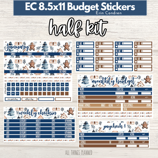 8.5x11  EC Jan. (Wonderland) HALF Budget Kit BUNDLE