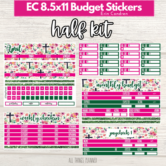 8.5x11 EC April (Risen) HALF Budget Kit BUNDLE