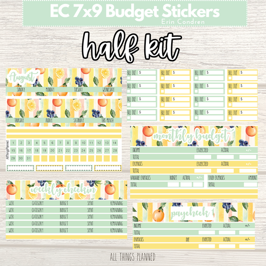 7x9 Aug. (Tutti Fruiti) HALF Budget Kit BUNDLE