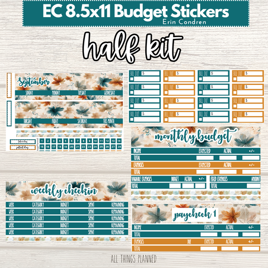 8.5x11 EC Sept. (Dreamy Fall) HALF Budget Kit BUNDLE