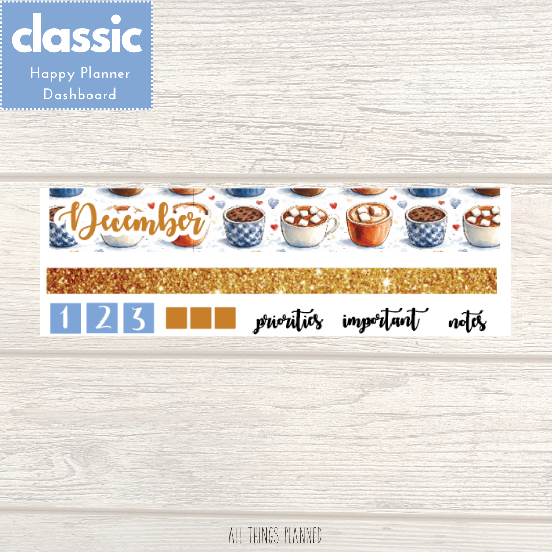 Classic Dec. (Cozy Cups) Dashboard