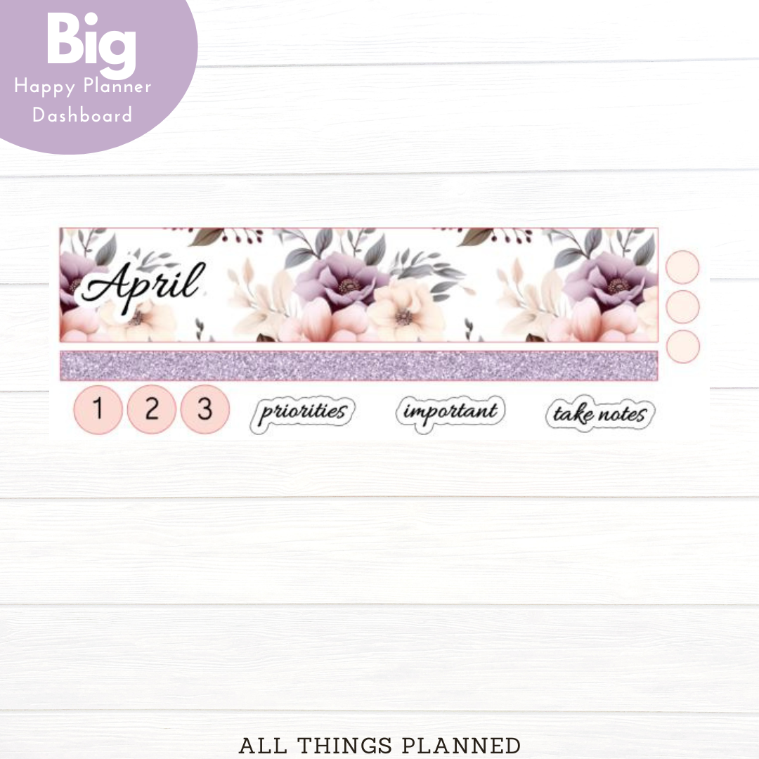 Big HP Apr. (Spring Florals) Dashboard