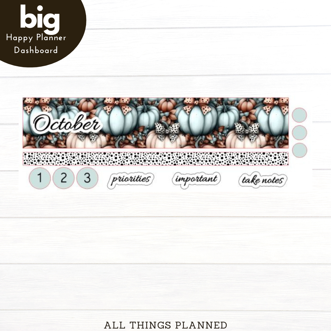 Big HP Oct (Pumpkins Bows) Dashboard