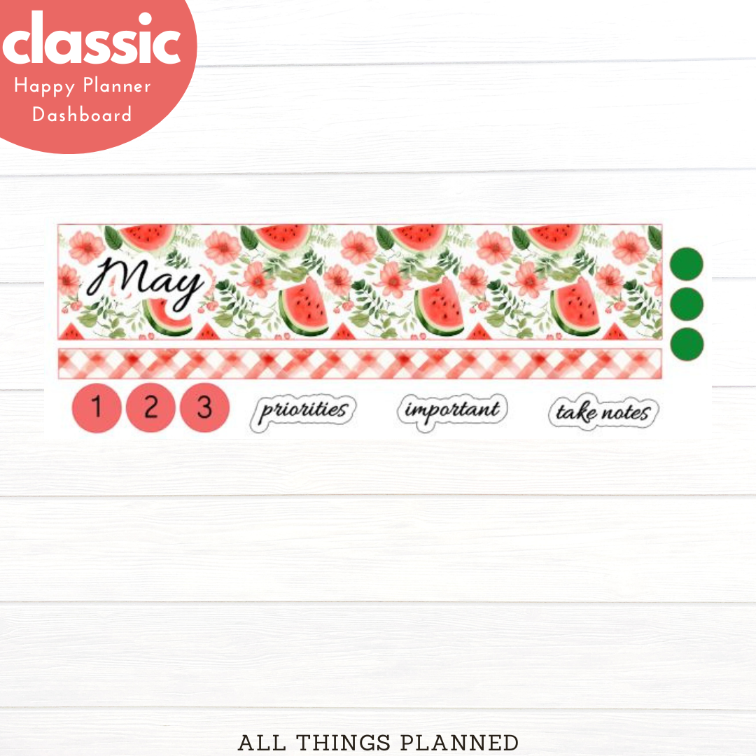 Classic May (Watermelon) Dashboard