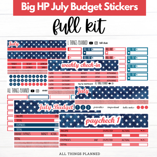 HP Big July (4th) Budget Kit BUNDLE