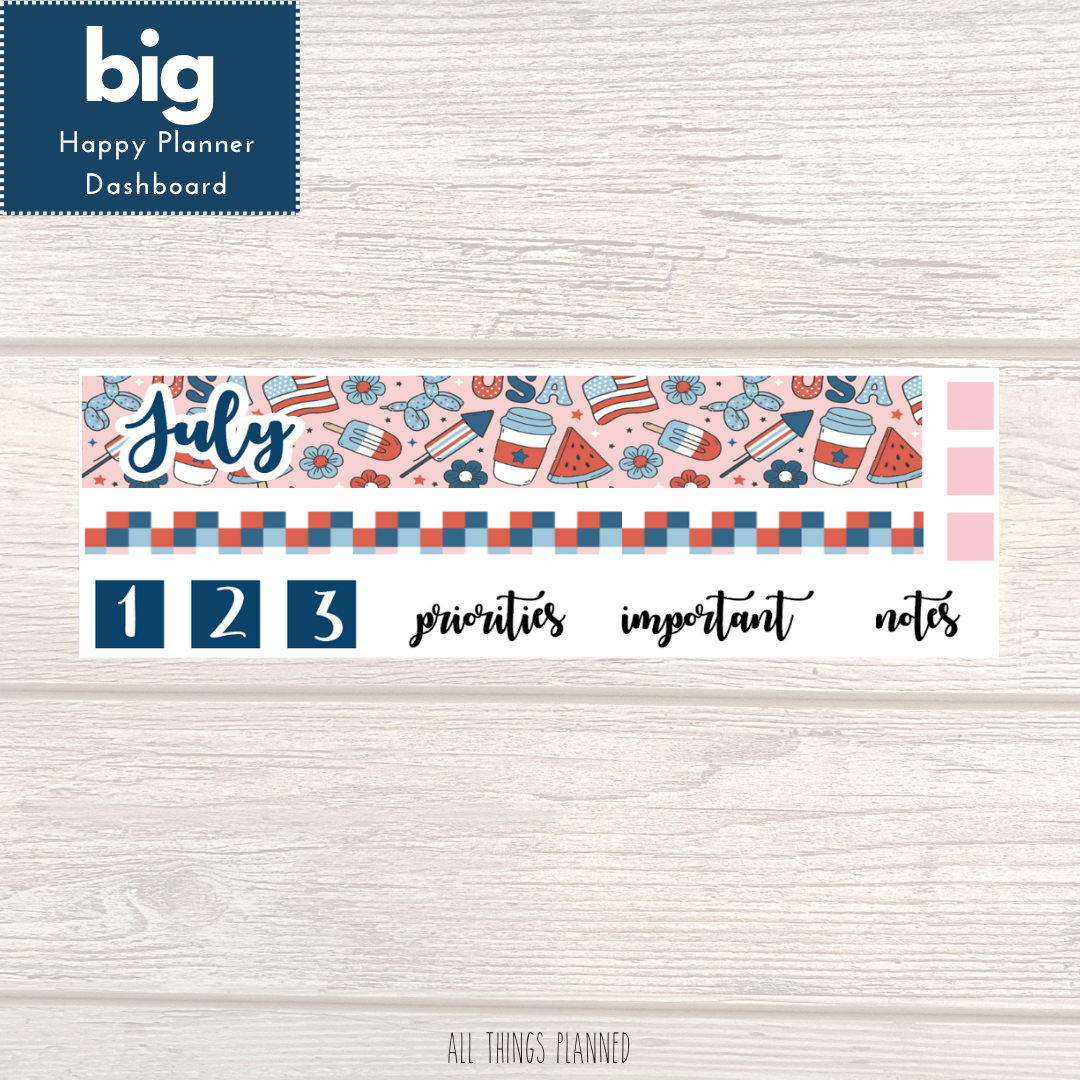 Big HP July (Happy 4th) Dashboard