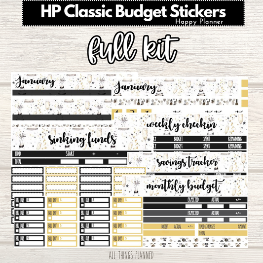 Classic Jan. (New Year) FULL Budget Kit BUNDLE