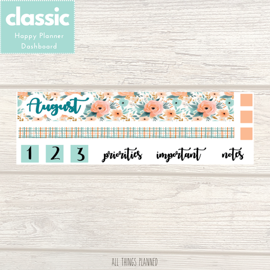 Classic Aug. (Summer Bloom) Dashboard