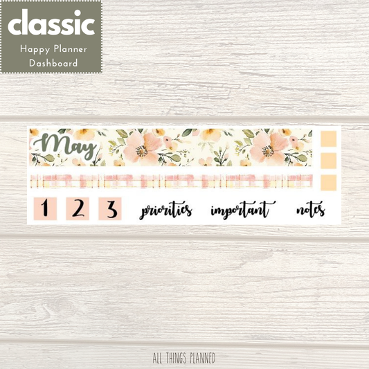 Classic May (Spring Florals) Dashboard