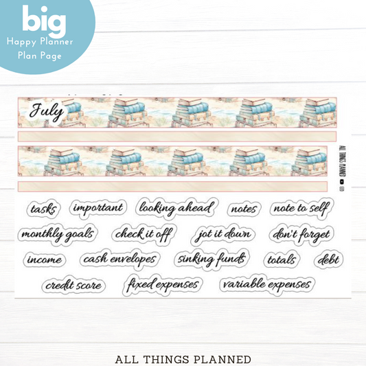 Big HP July (Beach Books) Planning Page