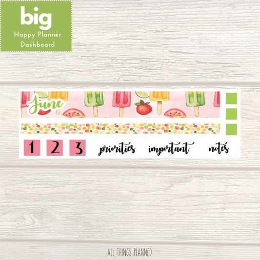 Big HP June (Popsicles) Dashboard
