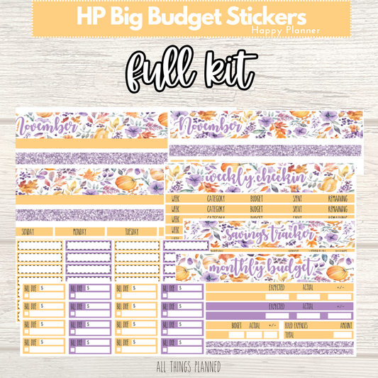 HP Big Nov. (Purple Harvest) FULL Budget Kit BUNDLE