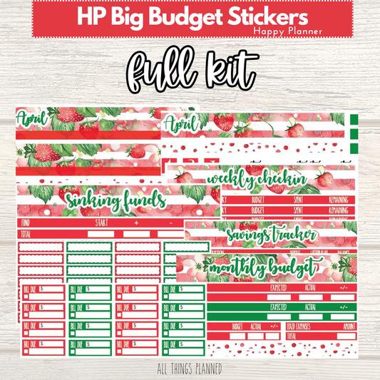 HP Big April (Strawberry Garden) FULL Budget Kit BUNDLE