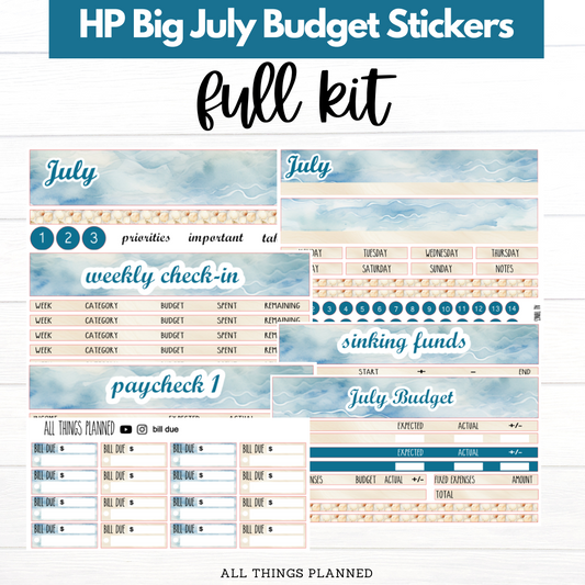HP Big July (Ocean) Budget Kit BUNDLE