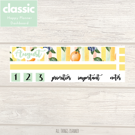 Classic Aug. (Tutti Fruiti) Dashboard
