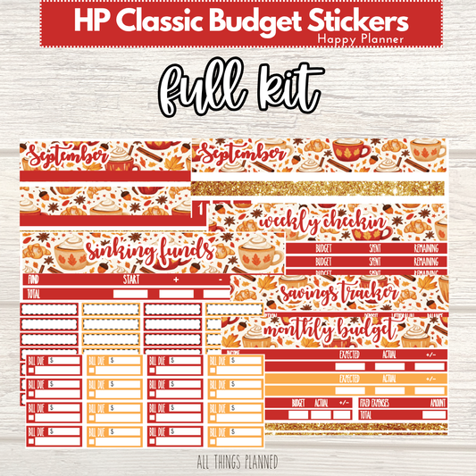Classic Sept. (Fall Latte) FULL Budget Kit BUNDLE