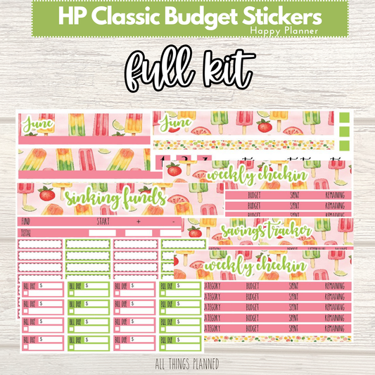 Classic June (Popsicles) FULL Budget Kit BUNDLE