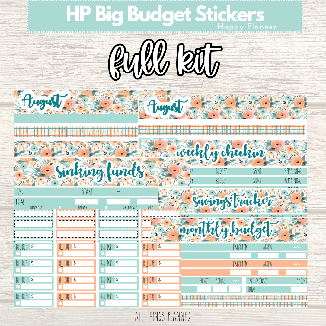 HP Big Aug. (Summer Bloom) FULL Budget Kit BUNDLE