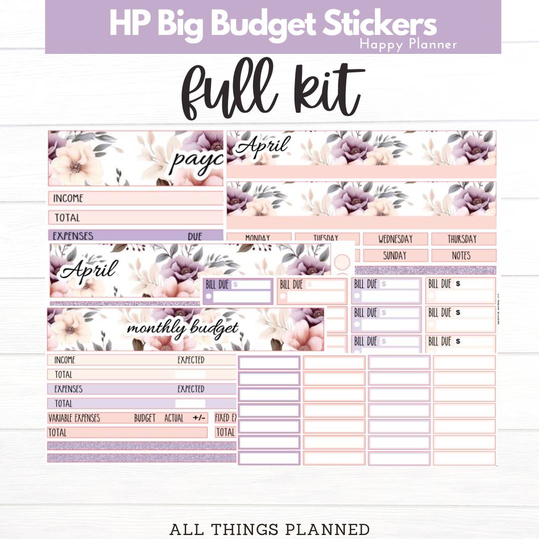 HP Big Apr. (Spring Florals) Budget Kit BUNDLE