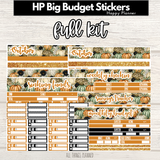 HP Big Oct. (Pumpkins) FULL Budget Kit BUNDLE