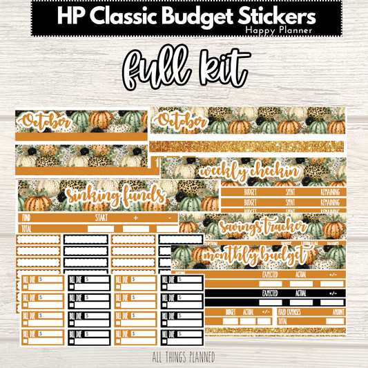 Classic Oct. (Pumpkins) FULL Budget Kit BUNDLE