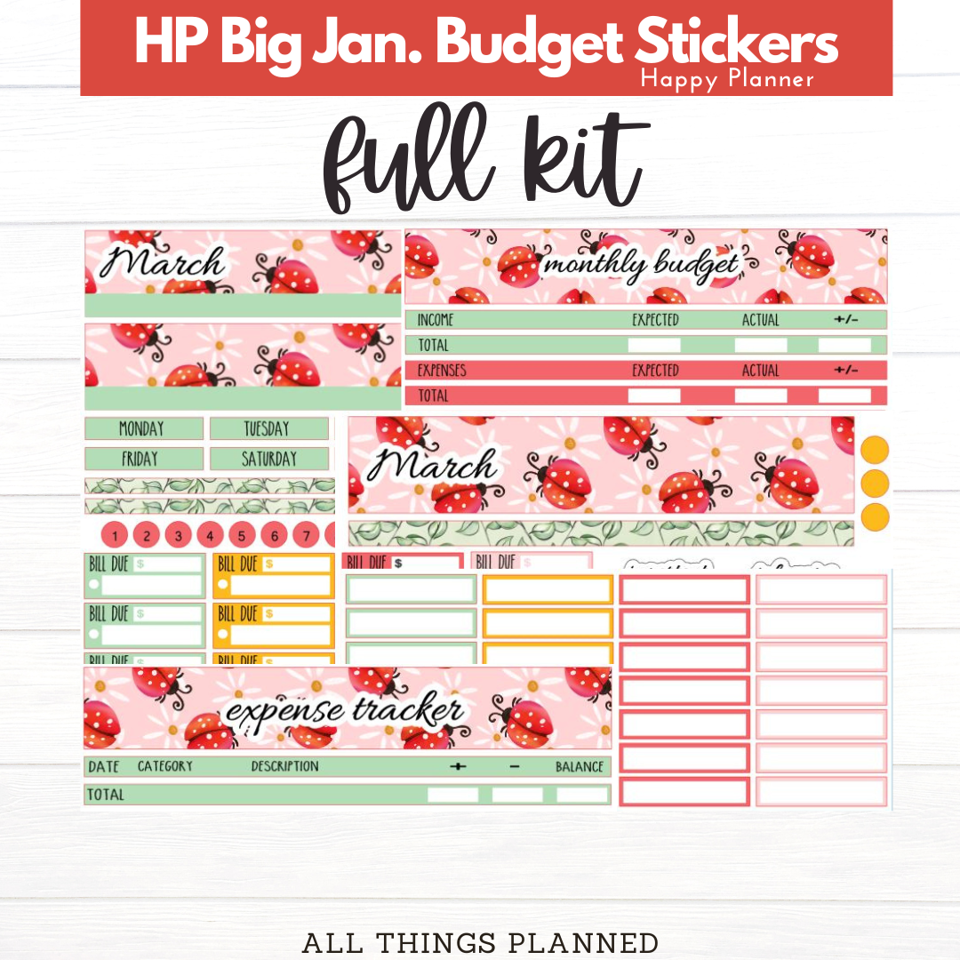 HP Big Mar. (Ladybugs) Budget Kit BUNDLE