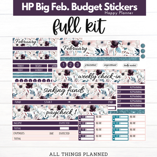 HP Big Feb. (Winter Flowers) Budget Kit BUNDLE