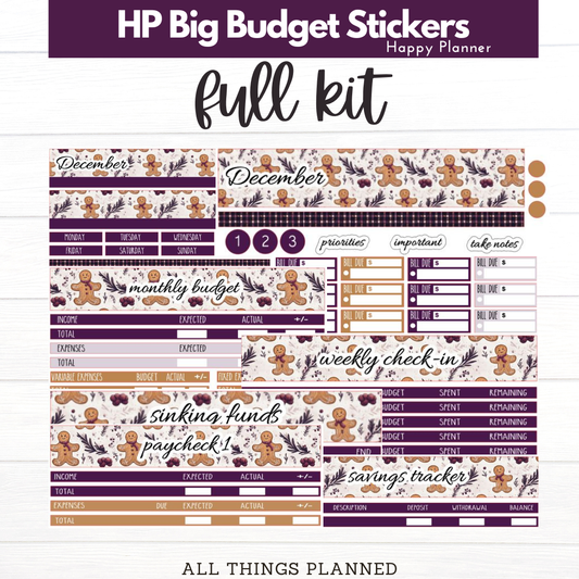 HP Big Dec (Gingerbread) Budget Kit BUNDLE