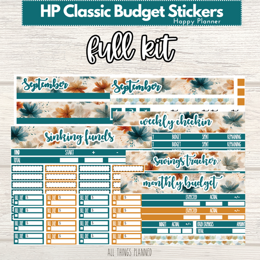 Classic Sept. (Dreamy Fall) FULL Budget Kit BUNDLE