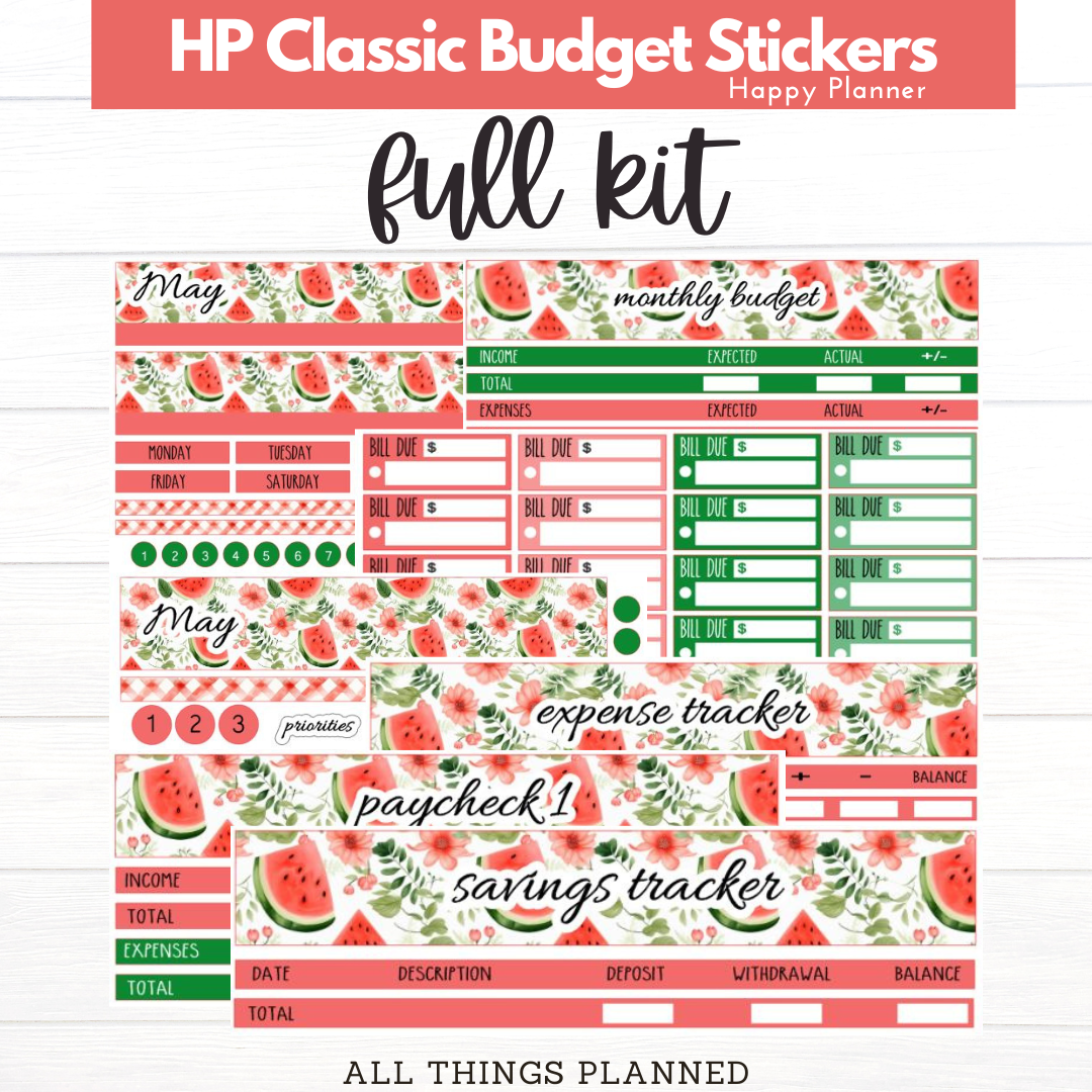 Classic May (Watermelon) Budget Kit BUNDLE