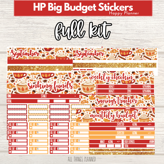 HP Big Sept. (Fall Latte) FULL Budget Kit BUNDLE