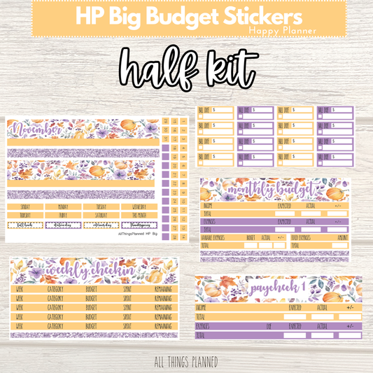 HP Big Nov. (Purple Harvest) HALF Budget Kit BUNDLE