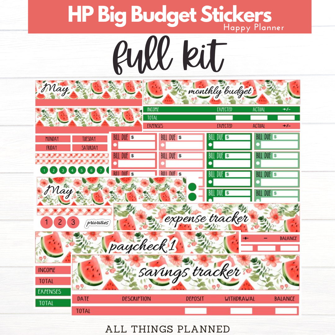 HP Big May (Watermelon) Budget Kit BUNDLE