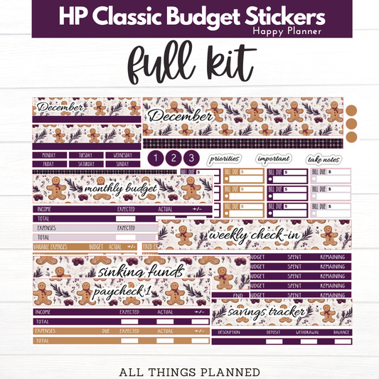 Classic Dec (Gingerbread) Budget Kit BUNDLE