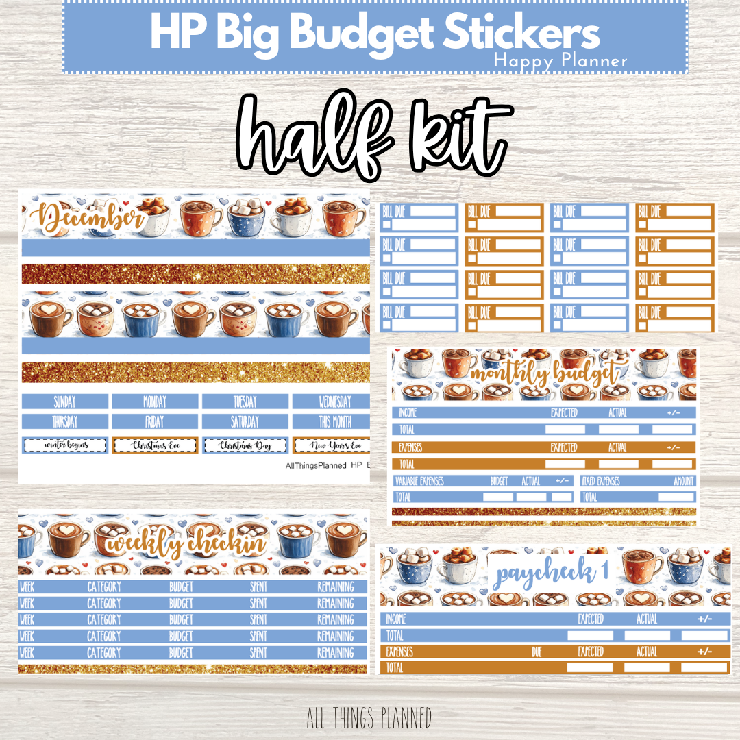 HP Big Dec. (Cozy Cups) HALF Budget Kit BUNDLE