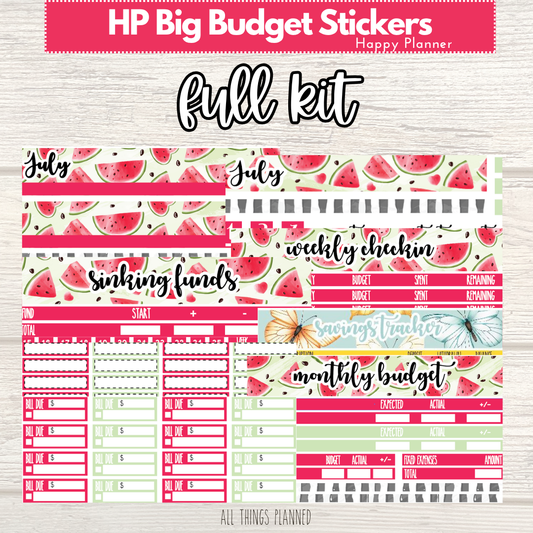 HP Big July (Watermelon) FULL Budget Kit BUNDLE