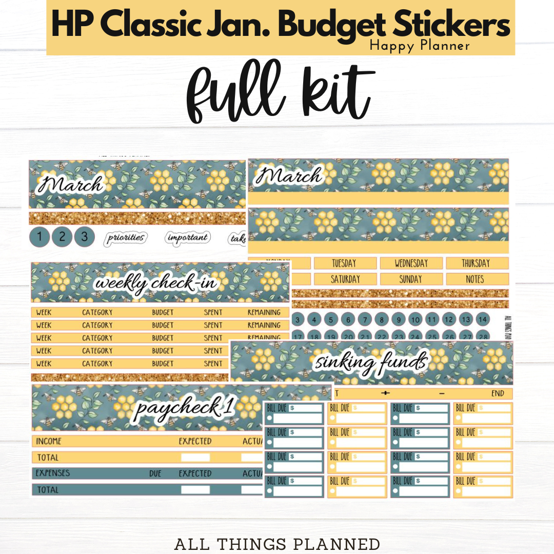 Classic Mar. (Bumblebees) Budget Kit BUNDLE