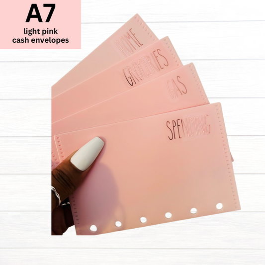 A7 Light Pink Envelopes