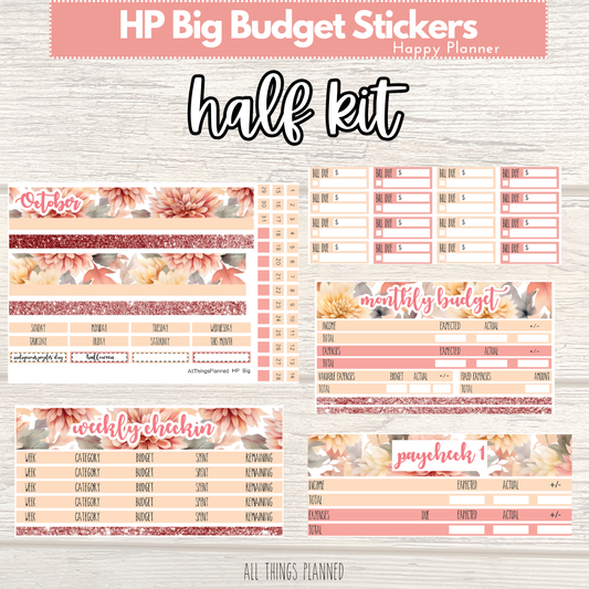 HP Big Oct. (Fall Florals) HALF Budget Kit BUNDLE